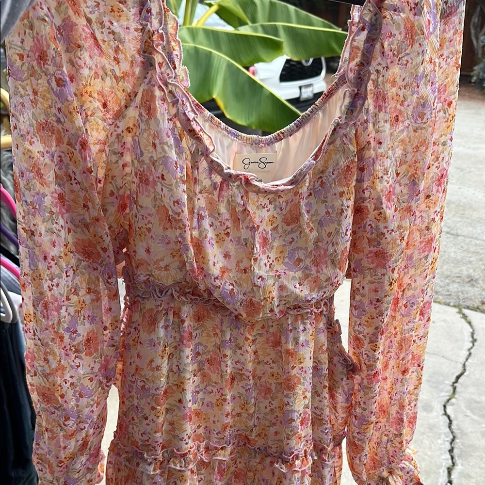 Floral Long Sleeve Dress